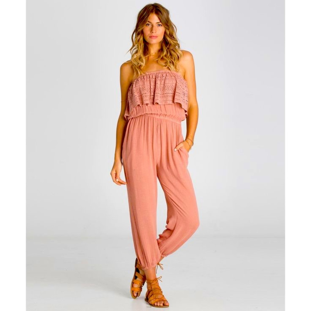 Billabong strapless jumpsuit
